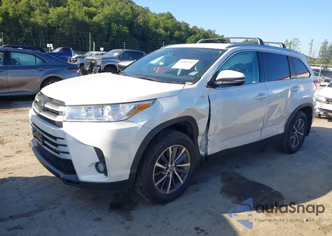 2019 Toyota Highlander Xle from USA, damaged, VIN 5TDJZRFHXKS56734